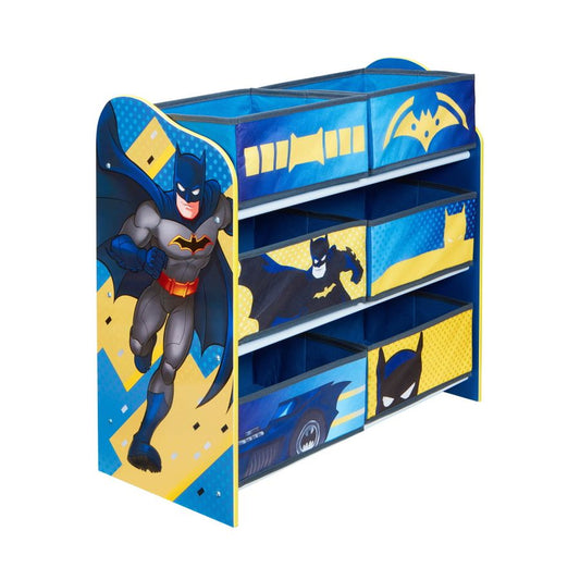 Batman - Regal zur Spielzeugaufbewahrung mit sechs Kisten für Kinder - MyBabyWonder