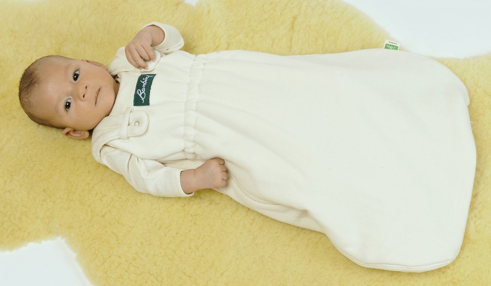 Naturbelassener Interlock Schlafsack Bambini aus Bio Baumwolle - MyBabyWonder