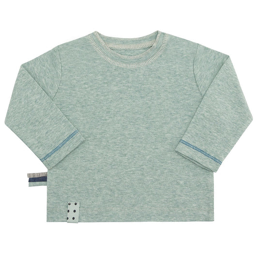 OrganicEra Bio-Langarm-T-Shirt für Babys - Hellblau - MyBabyWonder