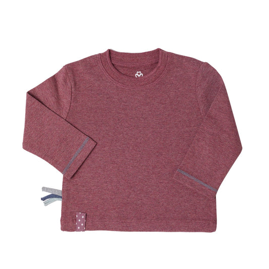 OrganicEra Bio-Langarm-T-Shirt für Babys - Rot - MyBabyWonder