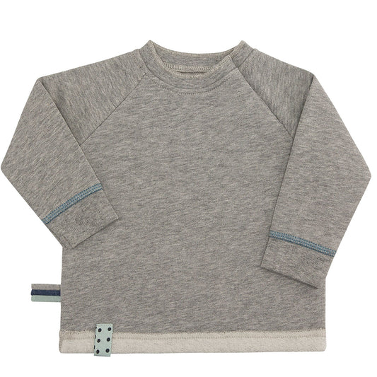 OrganicEra Organic Baby Sweatshirt - Grau - MyBabyWonder