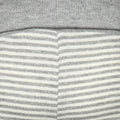 OrganicEra Organic Shorts,Striped Grey Melange - MyBabyWonder