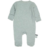 OrganicEra Schlafanzug mit Füßchen - Hellblau - MyBabyWonder