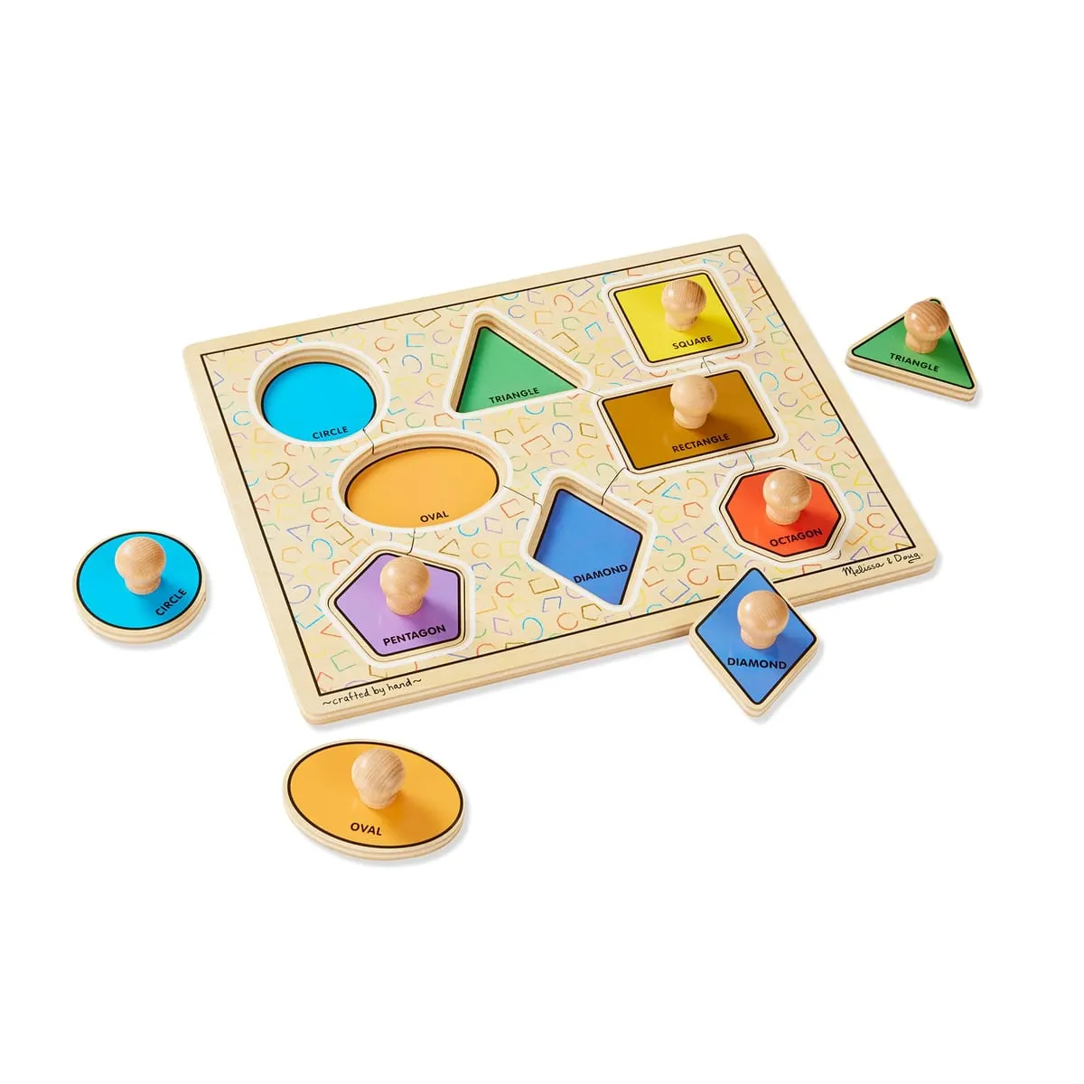 Melissa & Doug Jumbo Knob Wooden Puzzle
